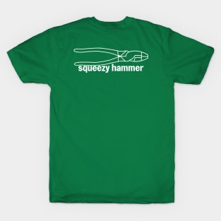 Funny Electrician Lineman Pliers Squeezy Hammer T-Shirt